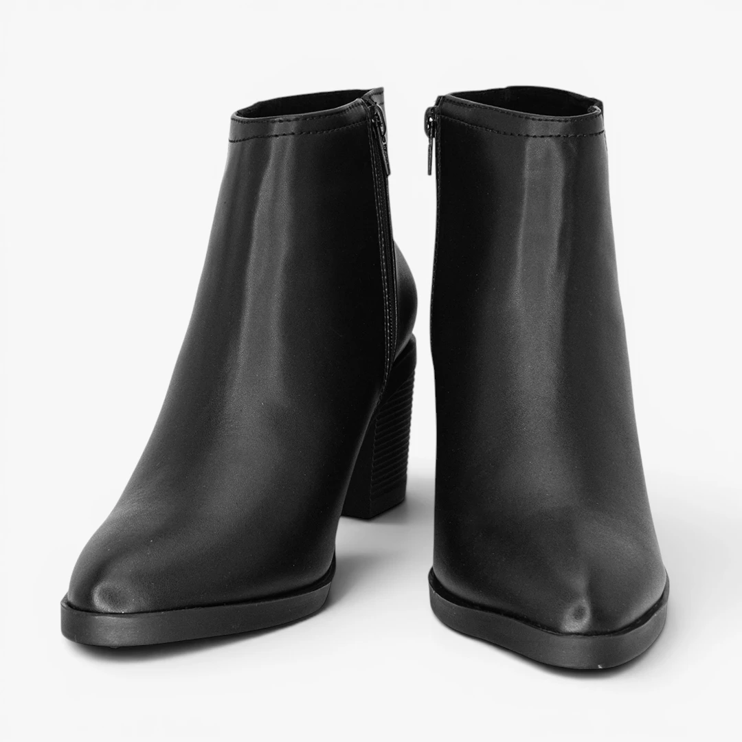 Botines para mujer en color negro - Imagen 2